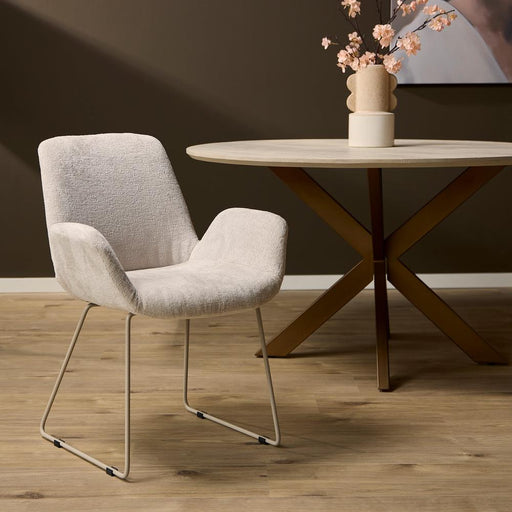 Starfurn Eetkamerstoel Evan | Sand-Eetkamerstoelen-Starfurn