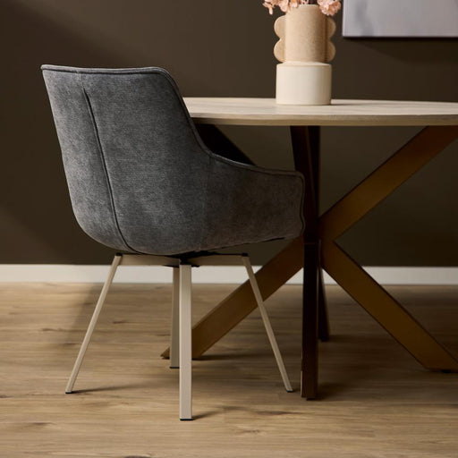 Starfurn Eetkamerstoel Mees | Antraciet-Eetkamerstoelen-Starfurn