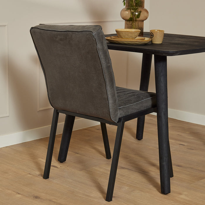 Starfurn Eetkamerstoel Tivoli | Bull Antraciet-Eetkamerstoelen-Starfurn