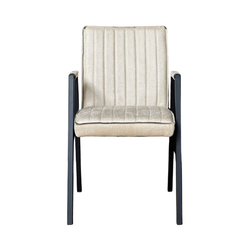 Starfurn Eetkamerstoel Tivoli Bull | Beige | Met armleuning-Eetkamerstoelen-Starfurn
