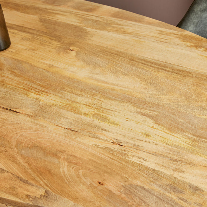 Starfurn Eetkamertafel Denver | Rond | Mangohout | 110 cm-Eettafels-Starfurn