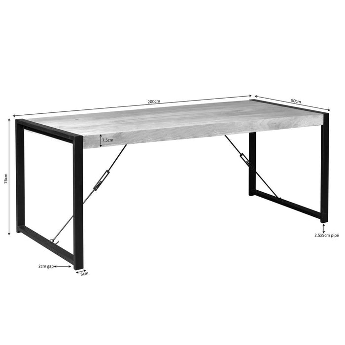 Starfurn Eettafel Boaz 200 cm-Eettafels-Starfurn