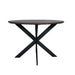 Starfurn Eettafel Madison Walnut | 150 cm | Poot Black-Eettafels-Starfurn