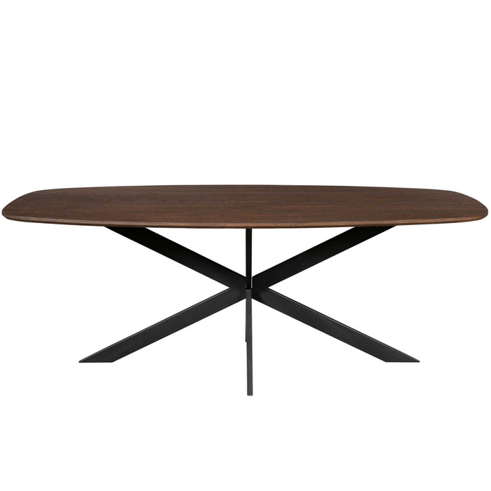 Starfurn Eiken eettafel Ferris | Deens Ovaal 200 cm | Brown-Eettafels-Starfurn