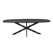 Starfurn Eiken eettafel Ferris | Deens Ovaal 280 cm | Zwart-Starfurn