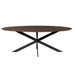 Starfurn Eiken eettafel Ferris | Ovaal 240 cm | Brown-Eettafels-Starfurn