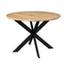 Starfurn Eiken eettafel Ferris | Rond 110 cm | Naturel-Eettafels-Starfurn