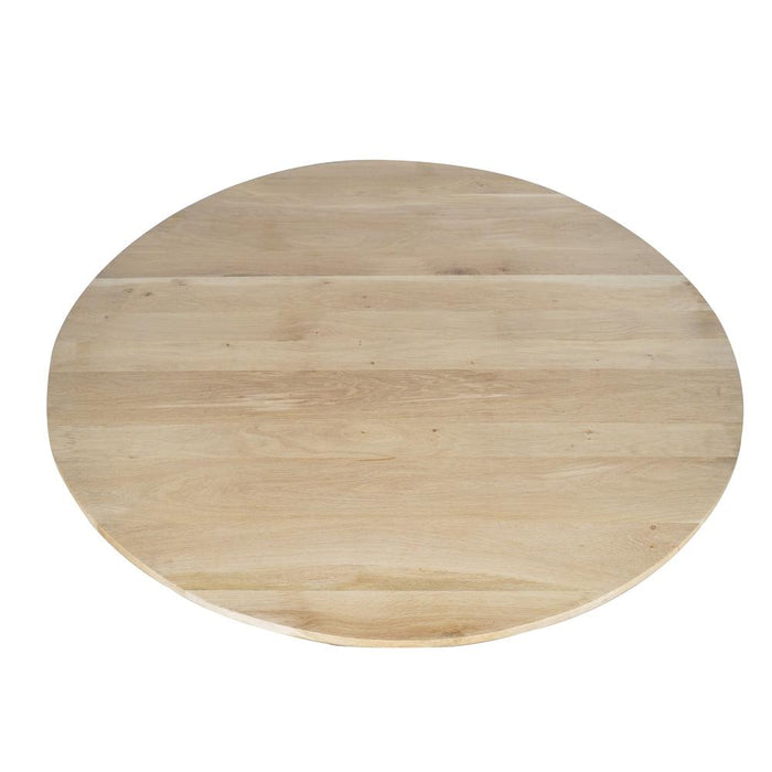 Starfurn Eiken eettafel Ferris | Rond 150 cm | Naturel-Eettafels-Starfurn