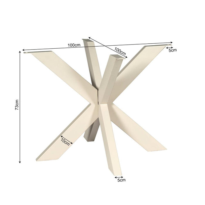 Starfurn Matrixpoot | rond | Sand-Tafelpoten-Starfurn