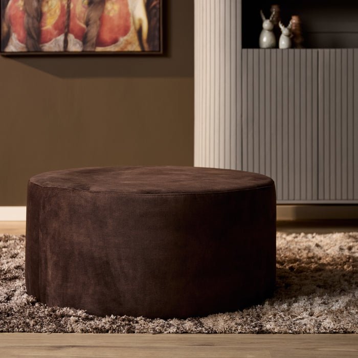 Starfurn | My Sofa Hocker | Rond | 80 cm | Adore 108 | Brown-Hockers-Starfurn