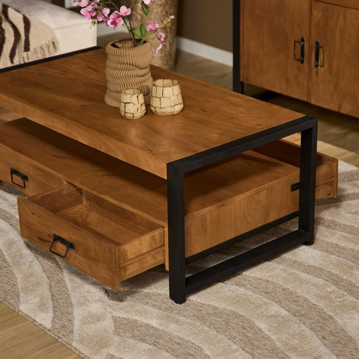 STARFURN Salontafel 2de kans Starfurn Salontafel Boaz met 4 lades | 120 cm-Salontafels-Starfurn