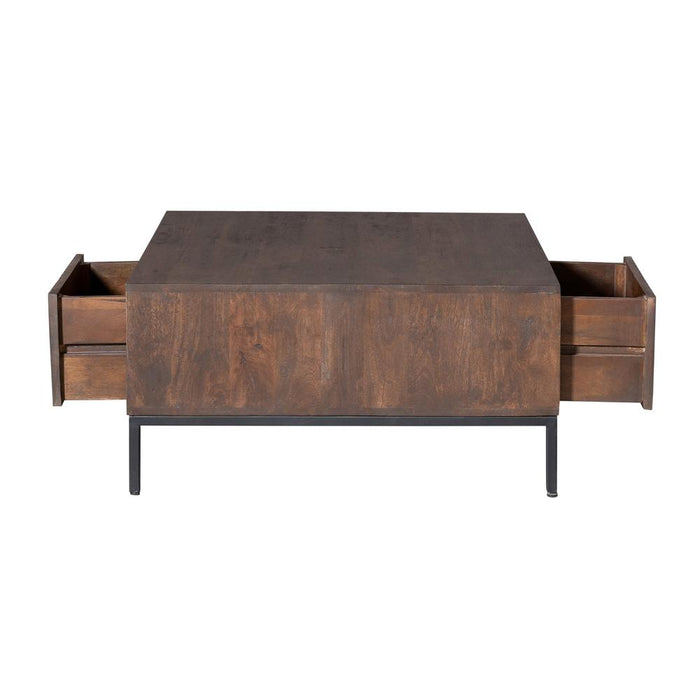 Starfurn Salontafel Madison Brown | 80 cm | Vierkant-Salontafels-Starfurn