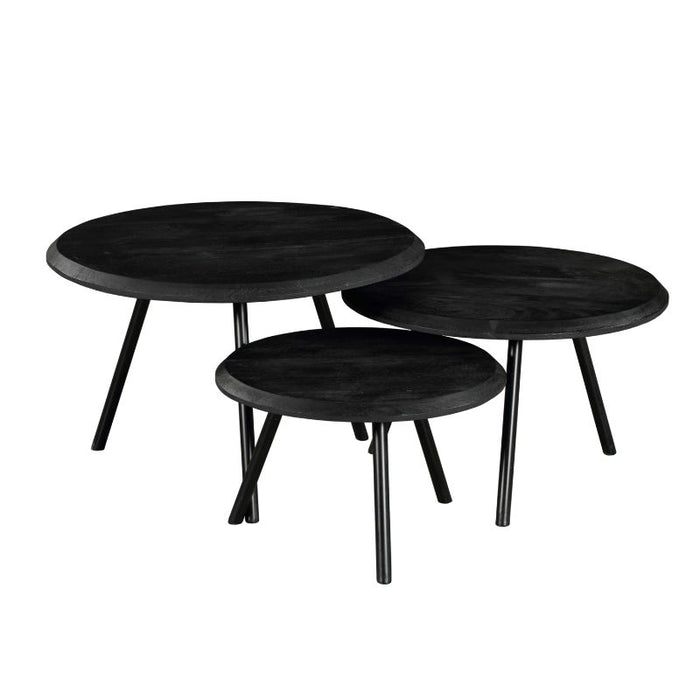 Starfurn Salontafel Ohio Black | set van 3-Salontafels-Starfurn