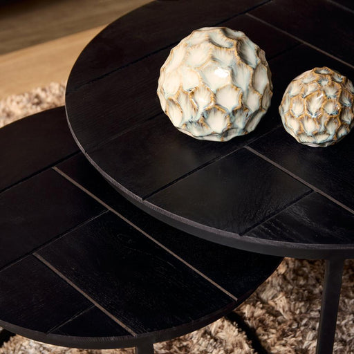 Starfurn Salontafel Otik Black Oak | 70 cm | set van 2-Salontafels-Starfurn