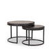 Starfurn Salontafel set Ora | Zwart Kadappa Stone 60-45 cm-Salontafels-Starfurn