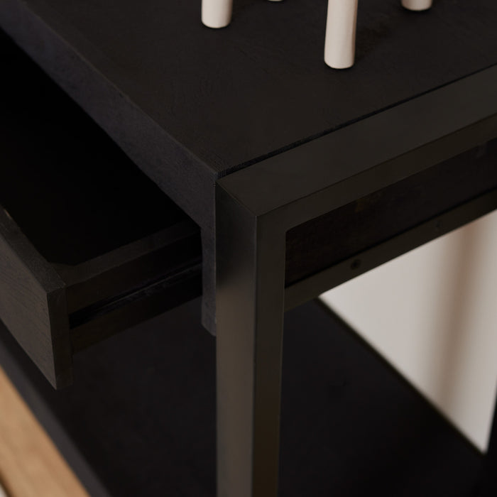 Starfurn Sidetable Boaz Black | 180 cm-Consoletafels-Starfurn