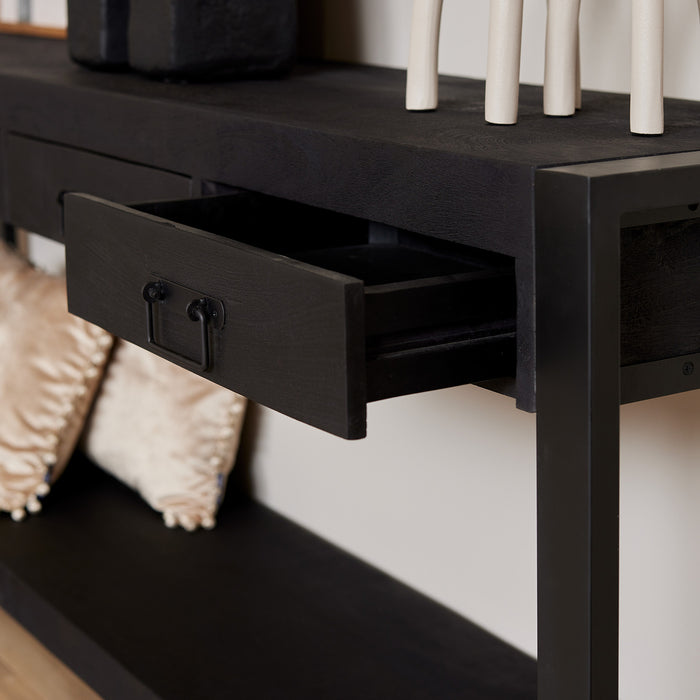 Starfurn Sidetable Boaz Black | 180 cm-Consoletafels-Starfurn