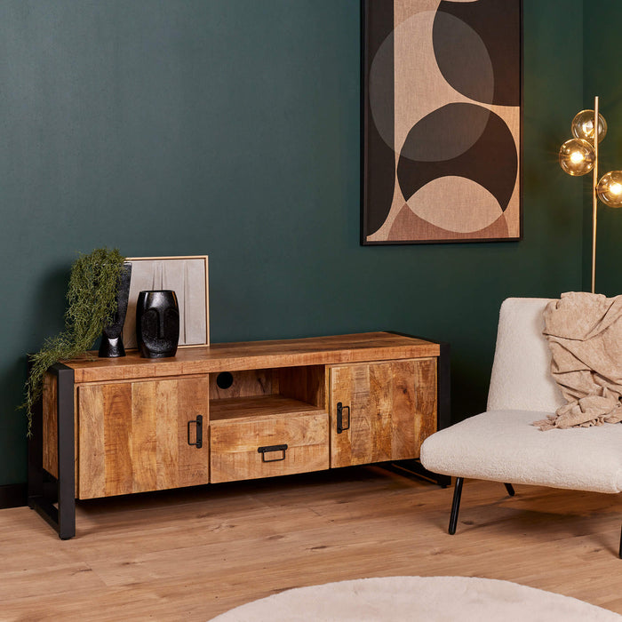 Starfurn Tv meubel Boaz 150 cm | Twee deuren en een lade-TV-meubels-Starfurn