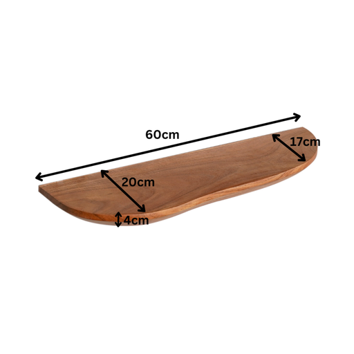 Starfurn Wandplank Live edge | 60 cm | Set van 2-Wandrekken-Starfurn