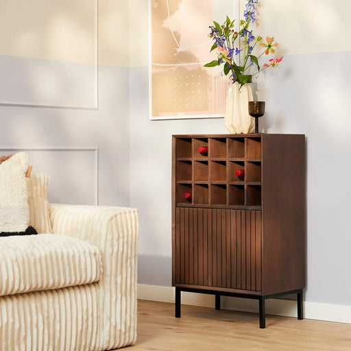 Starfurn Wijnkast Madison Walnoot-Wijnkasten-Starfurn