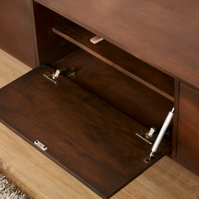 Starfurn Zwevend tv meubel Vision Walnut | 120 cm-TV-meubels-Starfurn