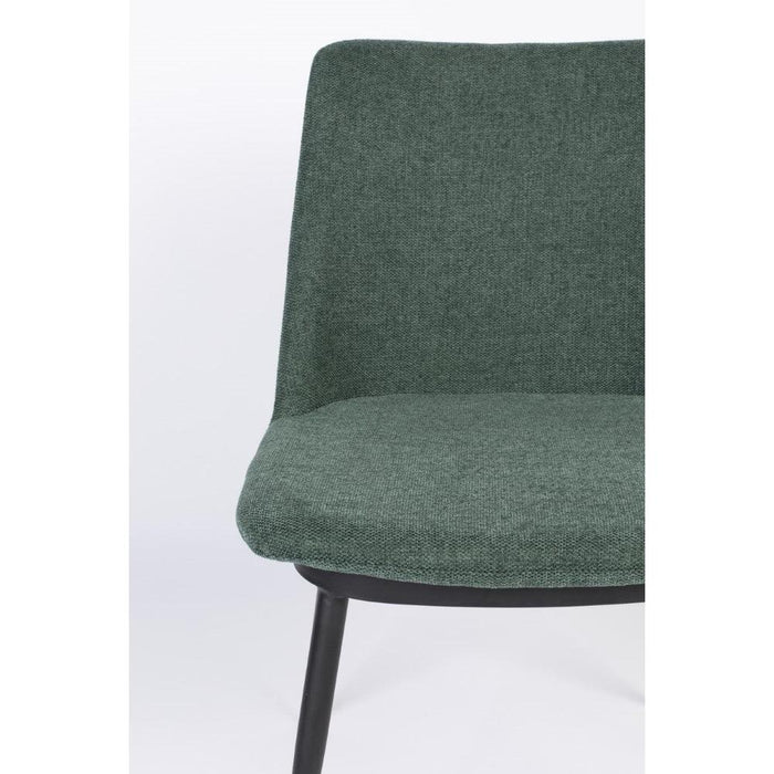 Stoel Lionel Groen-Eetkamerstoelen-Creating Home