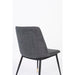 Stoel Lionel donker grijs-Eetkamerstoelen-Creating Home