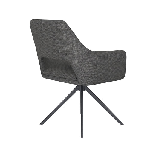 Stoel Mos Grijs met metalen draaivoet-Eetkamerstoelen-Creating Home