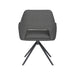 Stoel Mos Grijs met metalen draaivoet-Eetkamerstoelen-Creating Home