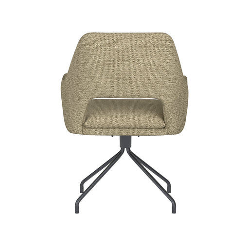 Stoel Mos Groen met spinpoot draaivoet-Eetkamerstoelen-Creating Home