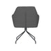 Stoel Pete Grijs met spinpoot draaivoet-Eetkamerstoelen-Creating Home