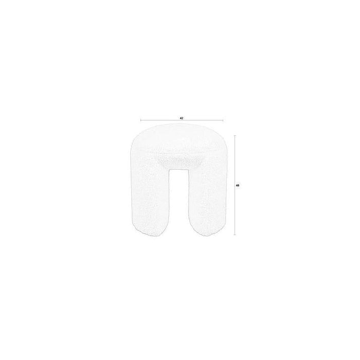 Stool Noxx Beige-Bankjes-Creating Home