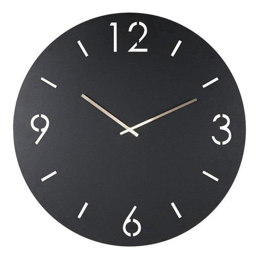 TIME Ø 80 Klok - Zwart-Klokken-Spinder