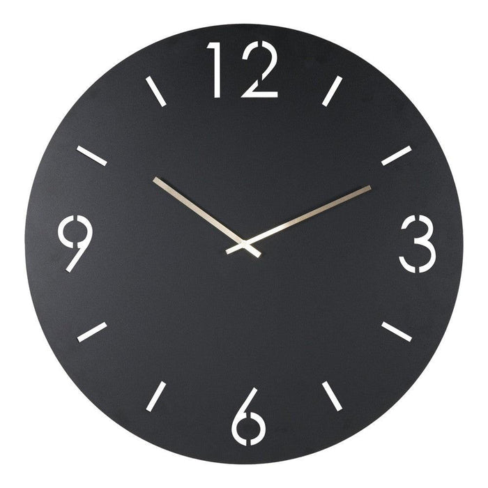 TIME Ø 80 Klok - Zwart-Klokken-Spinder