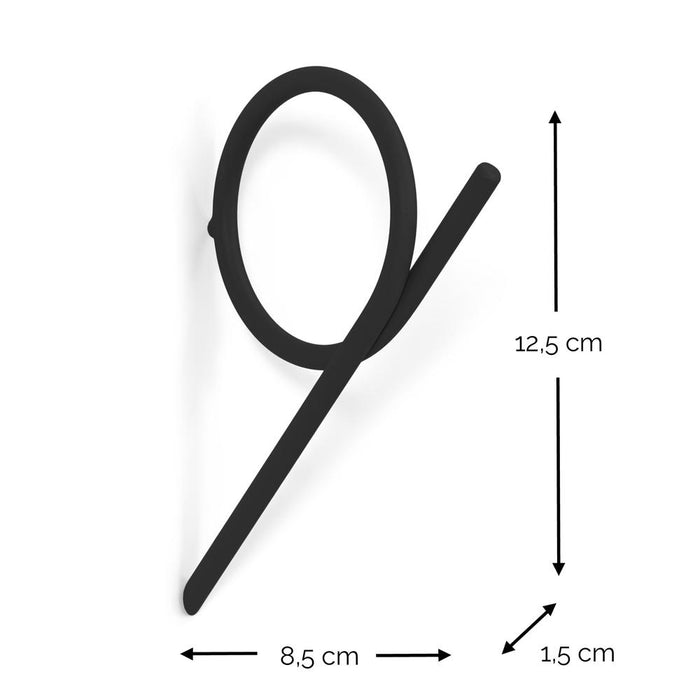 TUBA Kapstok L - Zwart-Kapstokken-Spinder