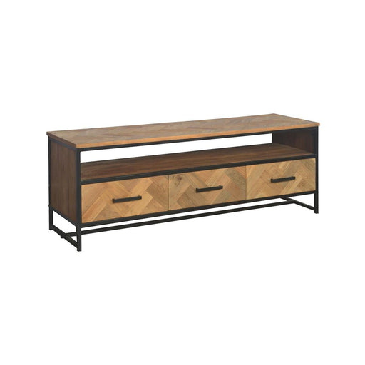 TV-meubel Accent Teakhout Naturel hout 150x45x50 cm-TV-meubels-Livingfurn