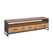 TV-meubel Accent Teakhout Naturel hout 180x45x50 cm-TV-meubels-Livingfurn