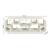 TV-meubel Brix Eettafel Mangohout Wit 130x40x50 cm-TV-meubels-Livingfurn