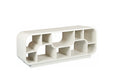 TV-meubel Brix Eettafel Mangohout Wit 130x40x50 cm-TV-meubels-Livingfurn
