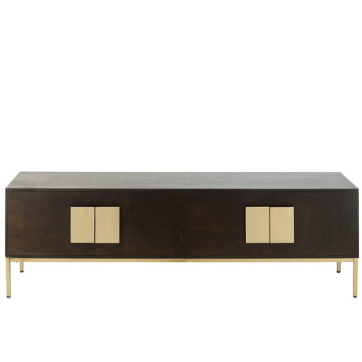 TV-meubel Bruin Ijzer 44x180 cm-TV-meubels-J-Line