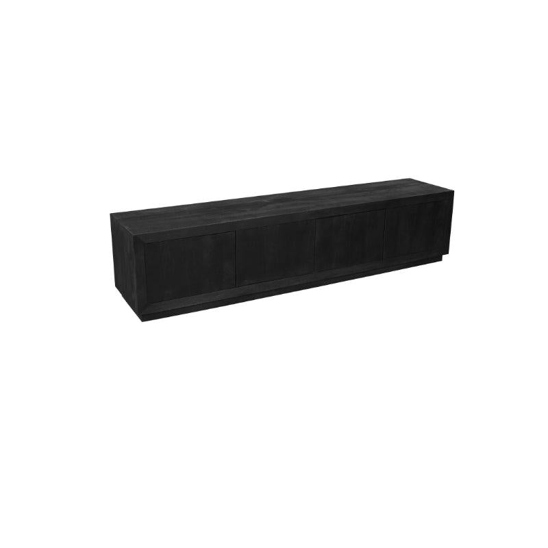 TV-meubel Brussel Zwart 200 cm 200x42x46 cm-TV-meubels-Starfurn