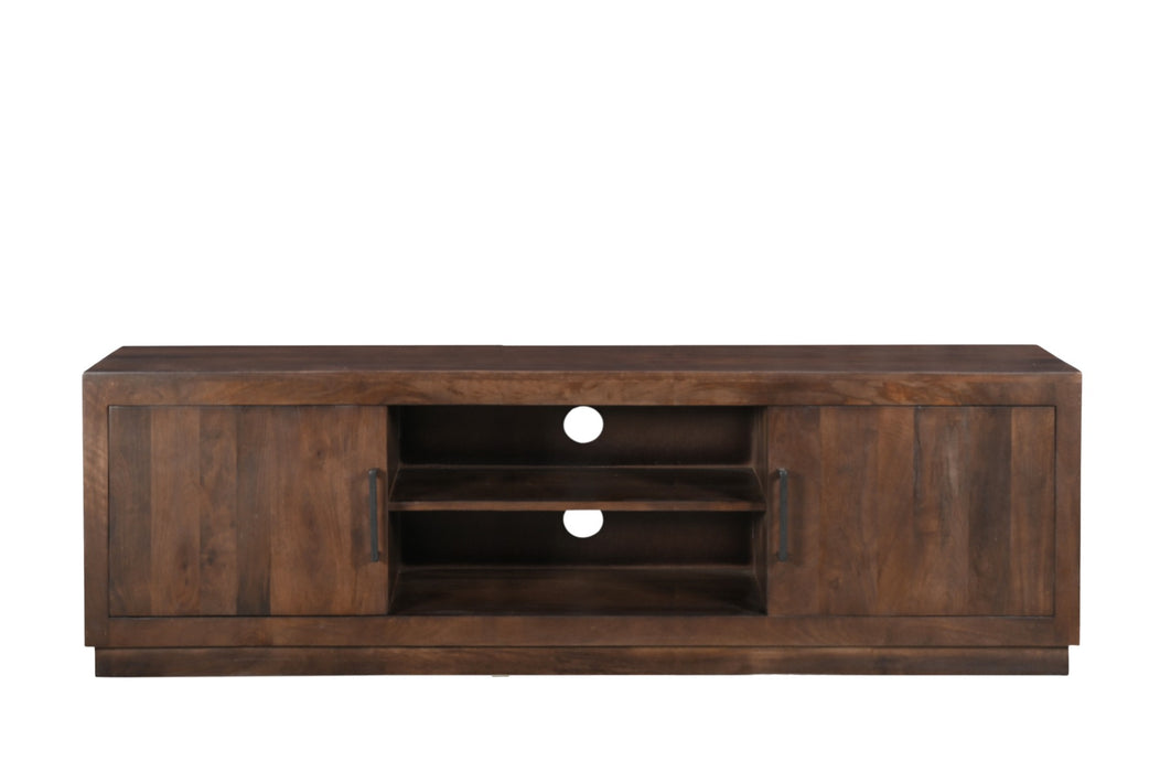 TV-meubel Jaxx Mangohout Bruin 150x40x53 cm-TV-meubels-Livingfurn