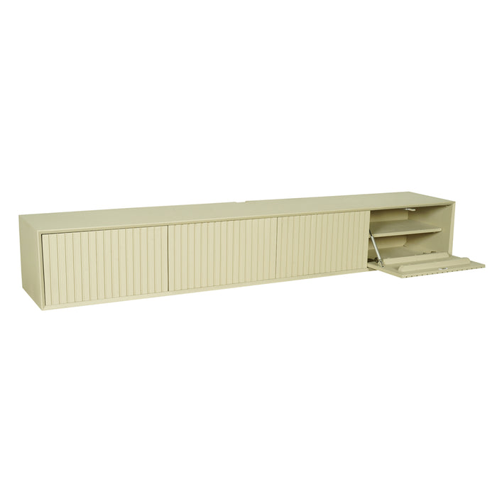 TV-meubel Madison Zand 200 cm Mangohouthout STF 200x35x30 cm-TV-meubels-Starfurn