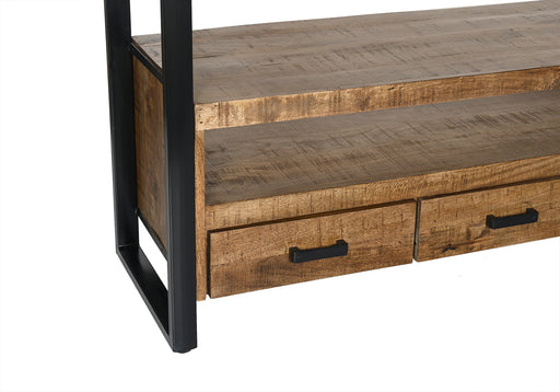 TV-meubel Nairobi Mangohout Naturel hout 150x45x200 cm-TV-meubels-Livingfurn