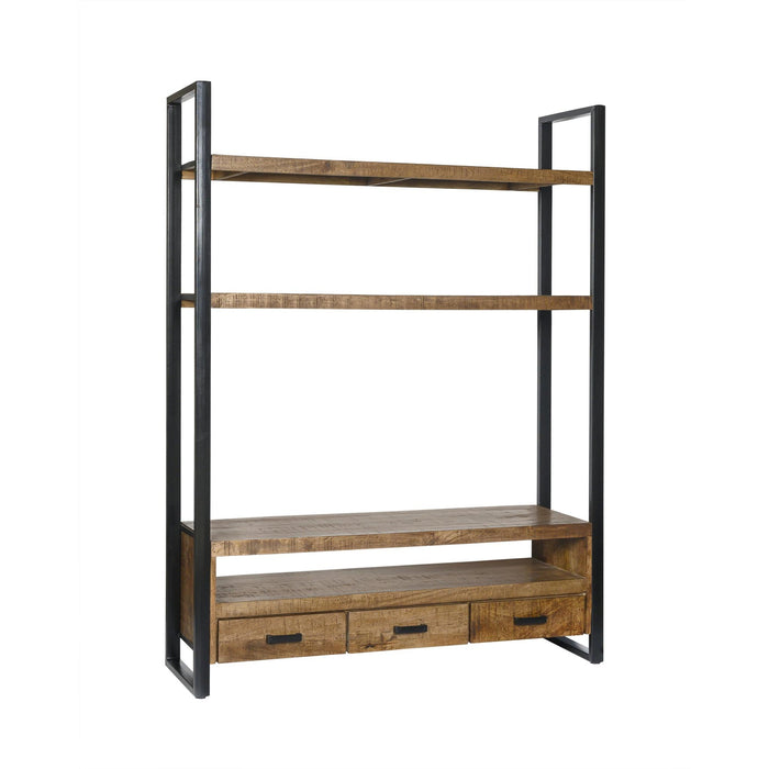 TV-meubel Nairobi Mangohout Naturel hout 150x45x200 cm-TV-meubels-Livingfurn