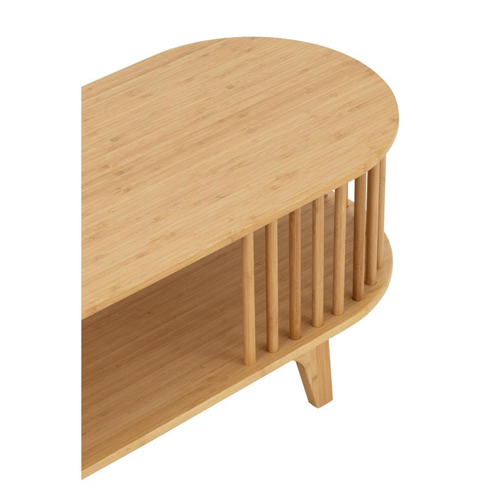 TV-meubel Naturel Bamboe 40x150 cm-TV-meubels-J-Line