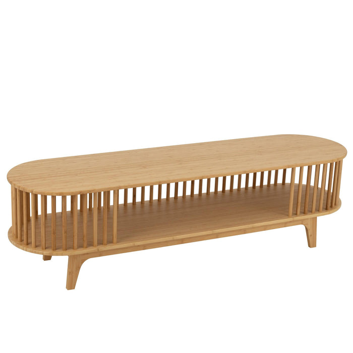 TV-meubel Naturel Bamboe 40x150 cm-TV-meubels-J-Line