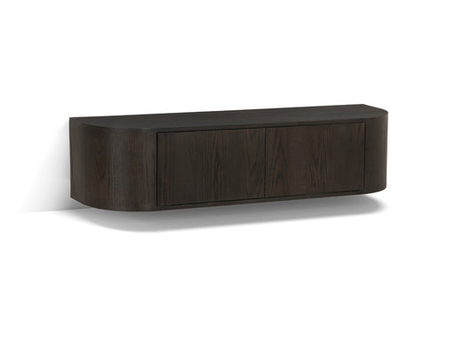 TV-meubel Novero Eikenhout fineer Bruin 140x35x33 cm-TV-meubels-Livingfurn