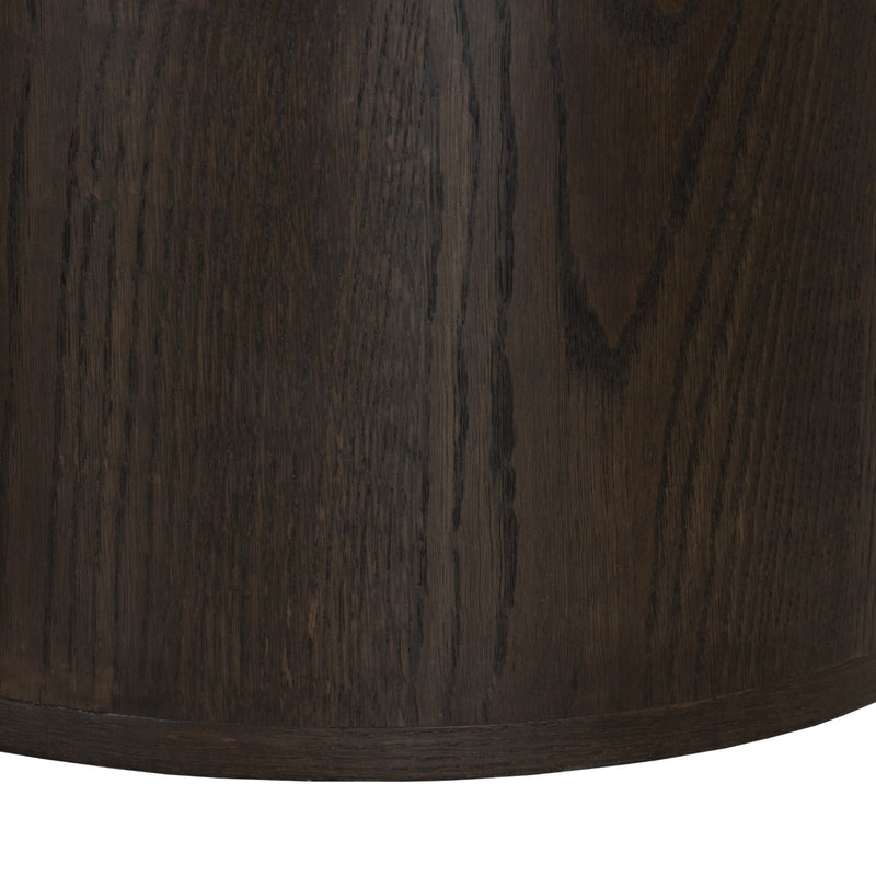 TV-meubel Novero Eikenhout fineer Bruin 140x35x33 cm-TV-meubels-Livingfurn