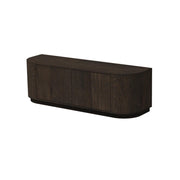 TV-meubel Novero Eikenhout fineer Bruin 140x40x45 cm-TV-meubels-Livingfurn